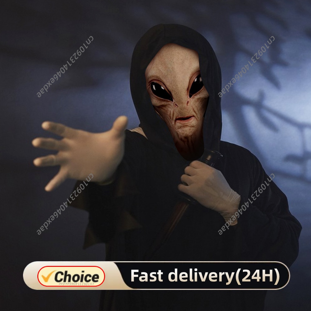 Latex Alien Mask Realistic - Masque d'Alien en latex, accessoires de