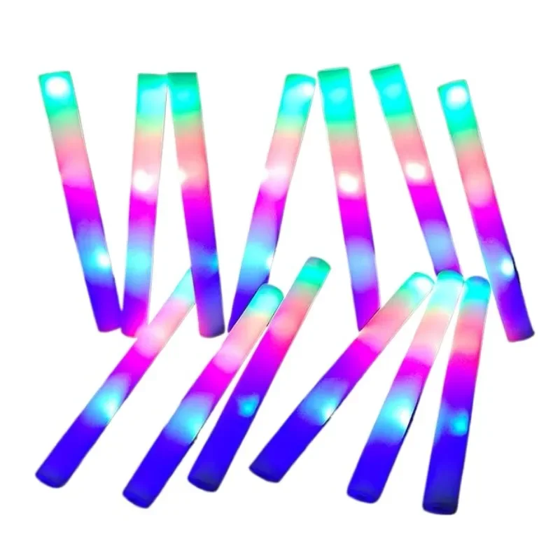 Flashing Led Foam Sticks Party - 120 bâtons lumineux LED en mousse,