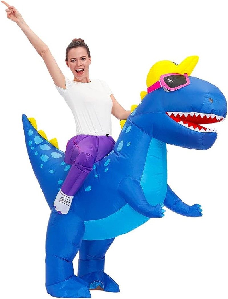 Inflatable Dinosaur Costume Adult - Costume de dinosaure gonflable pour adultes,