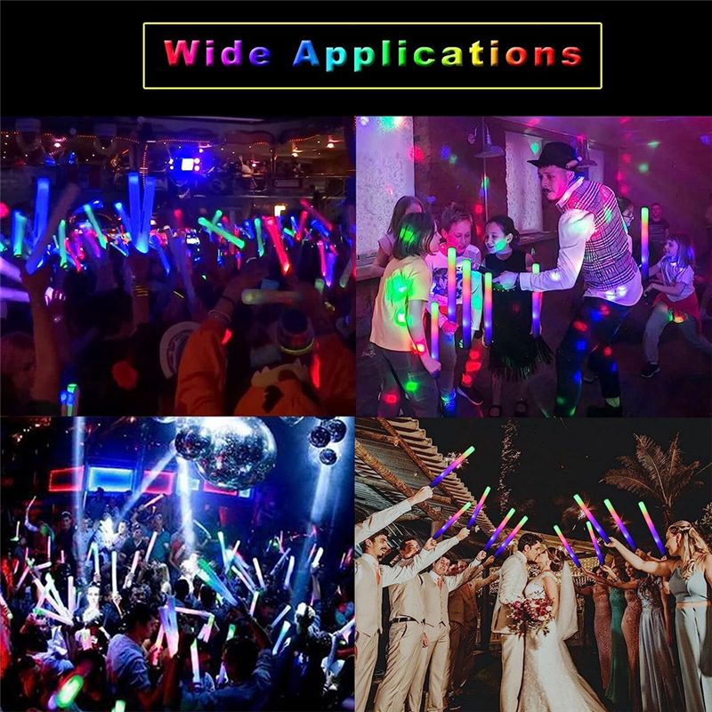 Bâtons lumineux A75K en vrac,  - Flashing Led Foam Sticks Party avis et prix