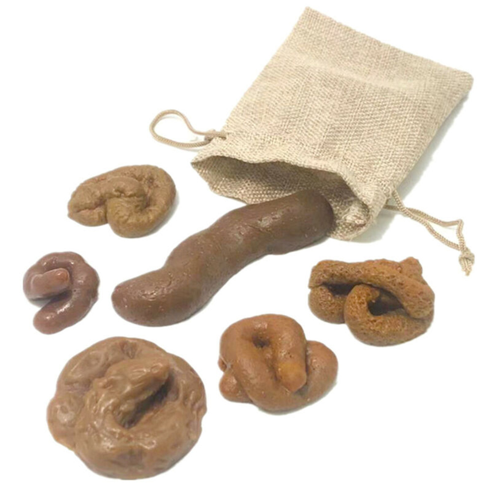 6 pièces réaliste doux faux ch - Fake Poop Gag Gift avis et prix