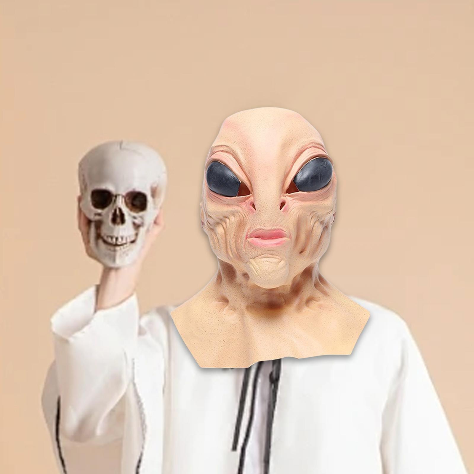 Masque d'Alien en Latex, couvr - Latex Alien Mask Realistic avis et prix