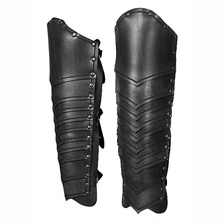 Jambières en cuir de chevalier - Costumes avis et prix